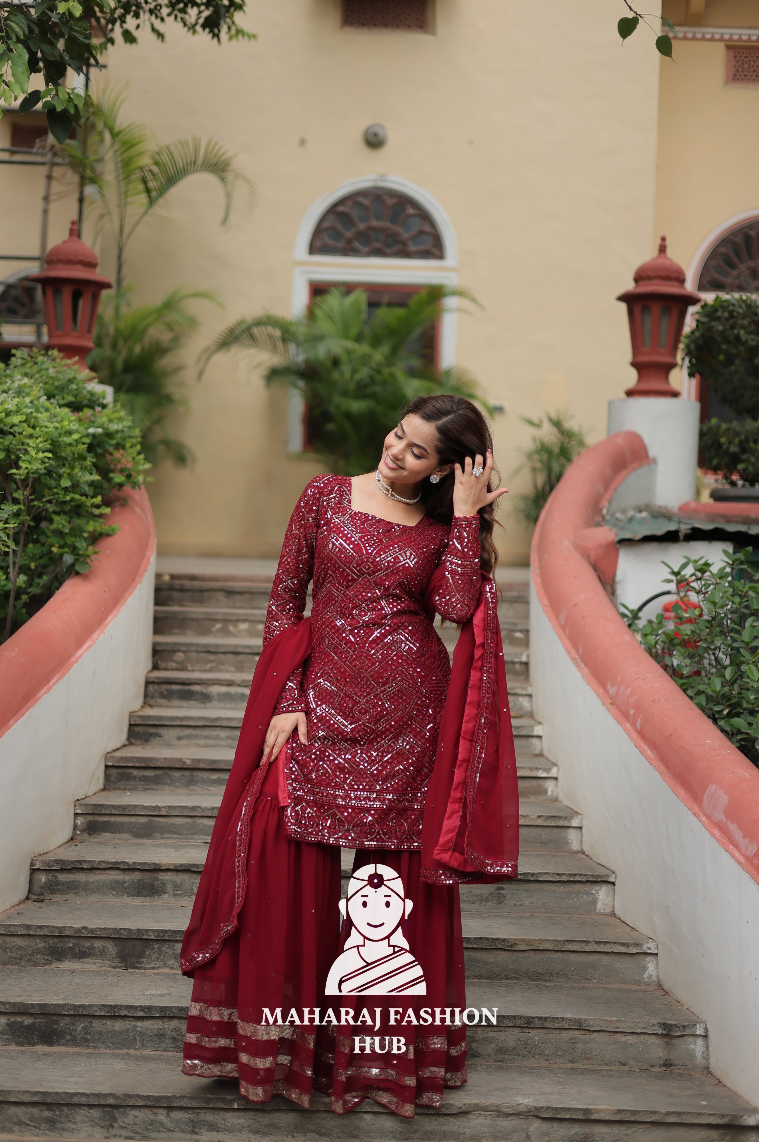 ✨ Sequins & Gota Patti Glam - Special Designer Gown