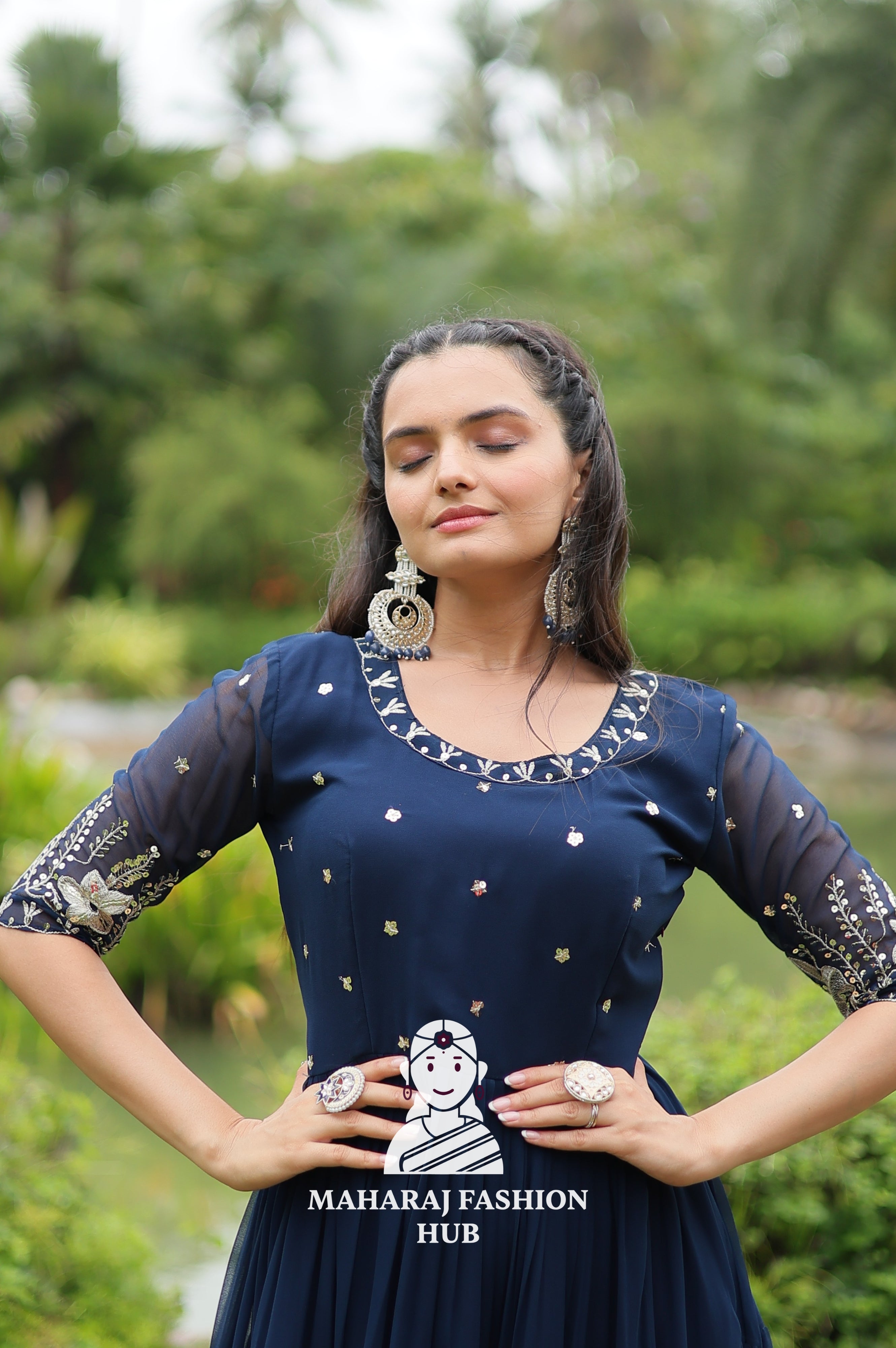 Blooming Fabric Charm for Modern Divas