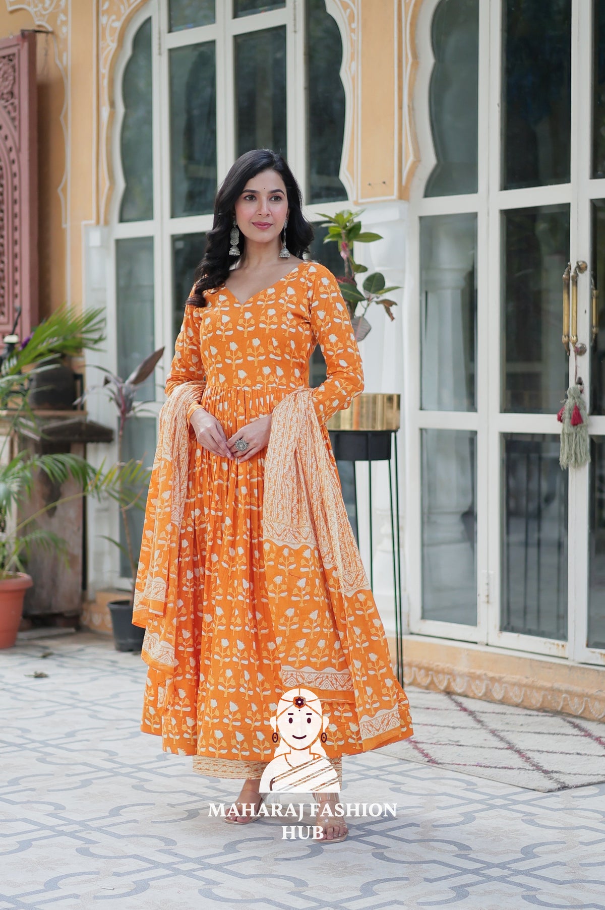 Pure Cotton Special Designer Gown