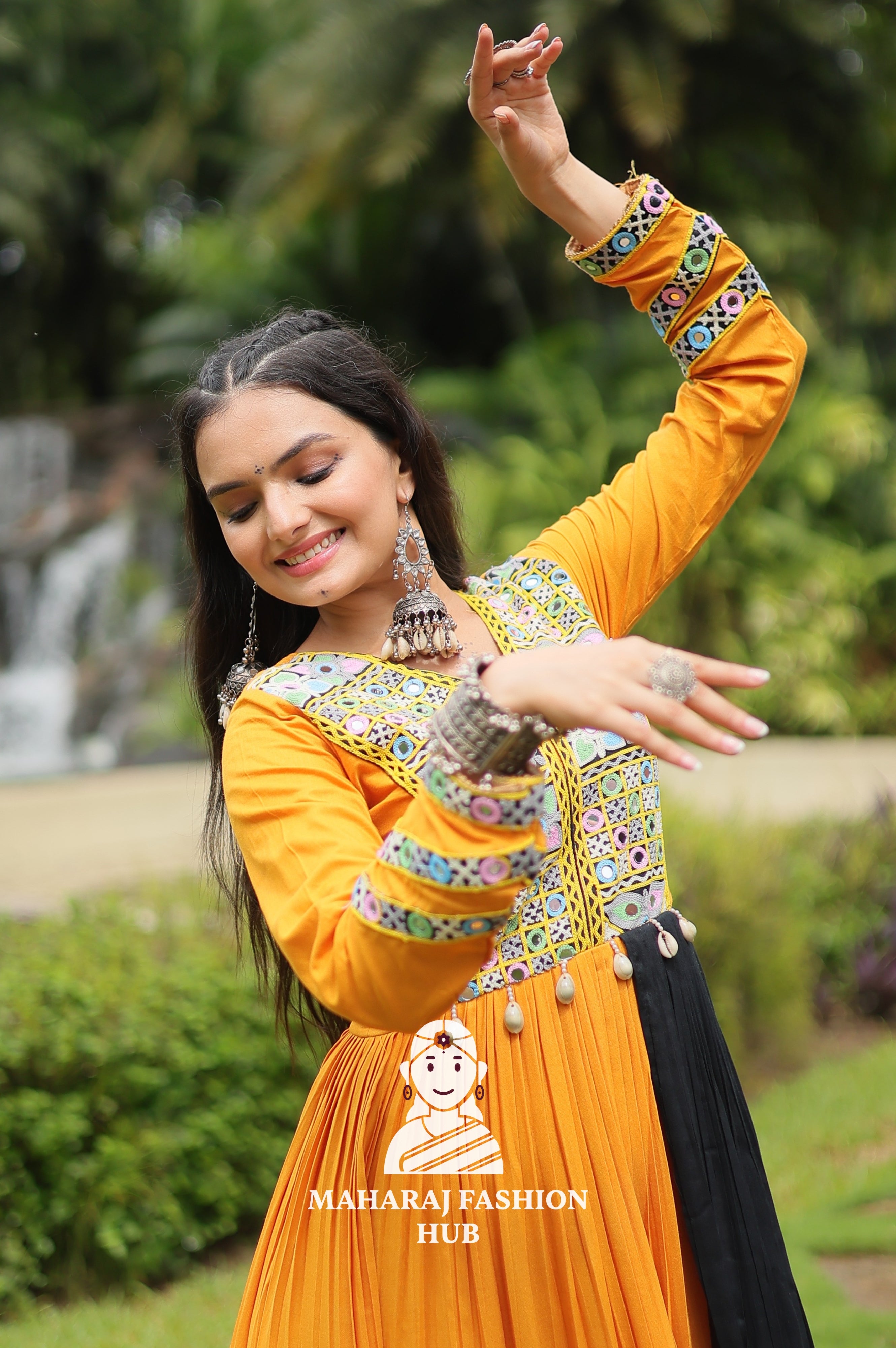 💃 Twirl in 14Kg Reyon Glam - Special Designer Gown