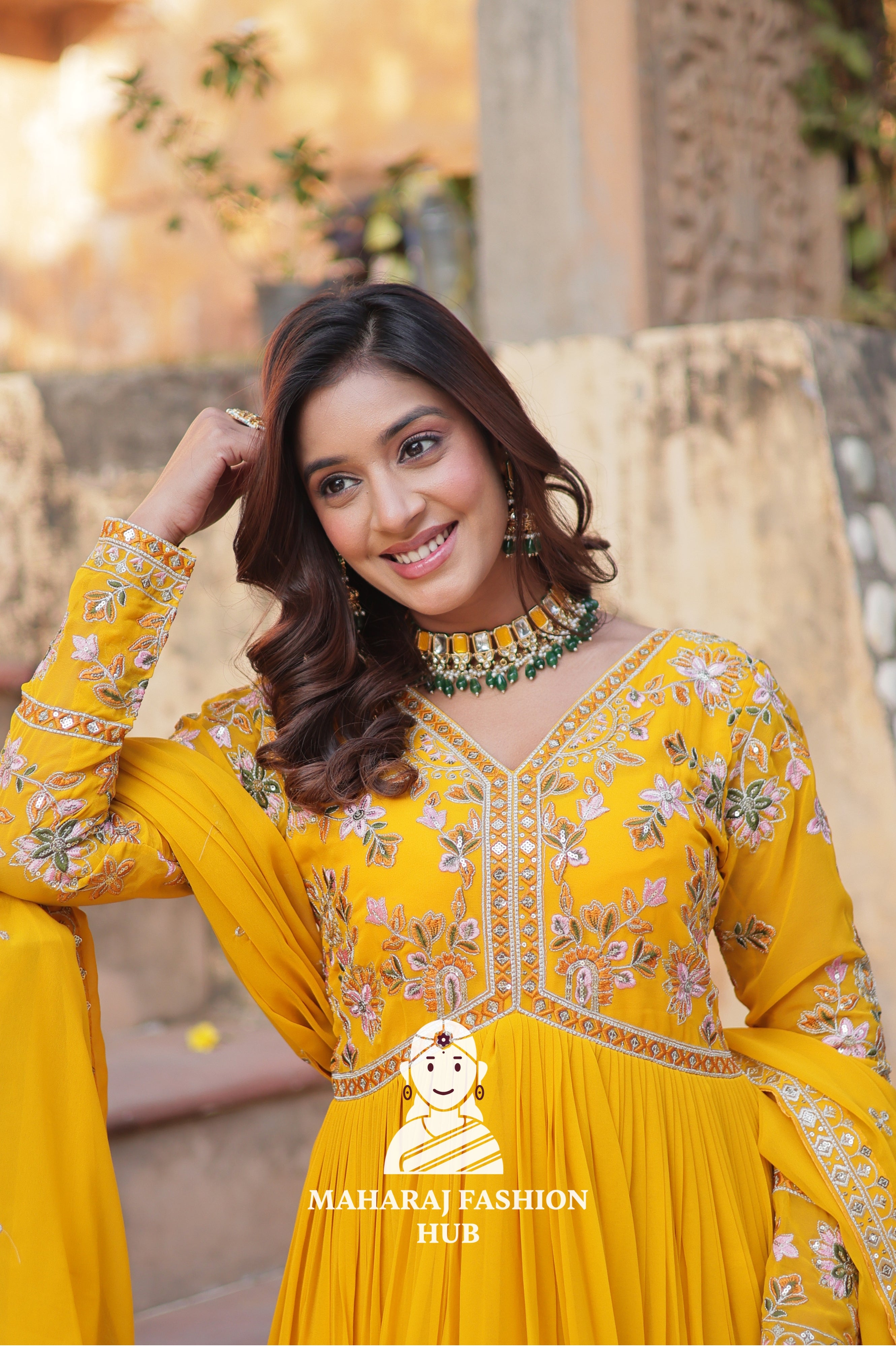 🪡 Cotton-Lined Faux Blooming Set with Sequin Detailing