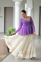 Navratri - Combo Stylish Gota Patti Lehenga and Kutchi Bandhani Top for Navratri Nights 💫🎶