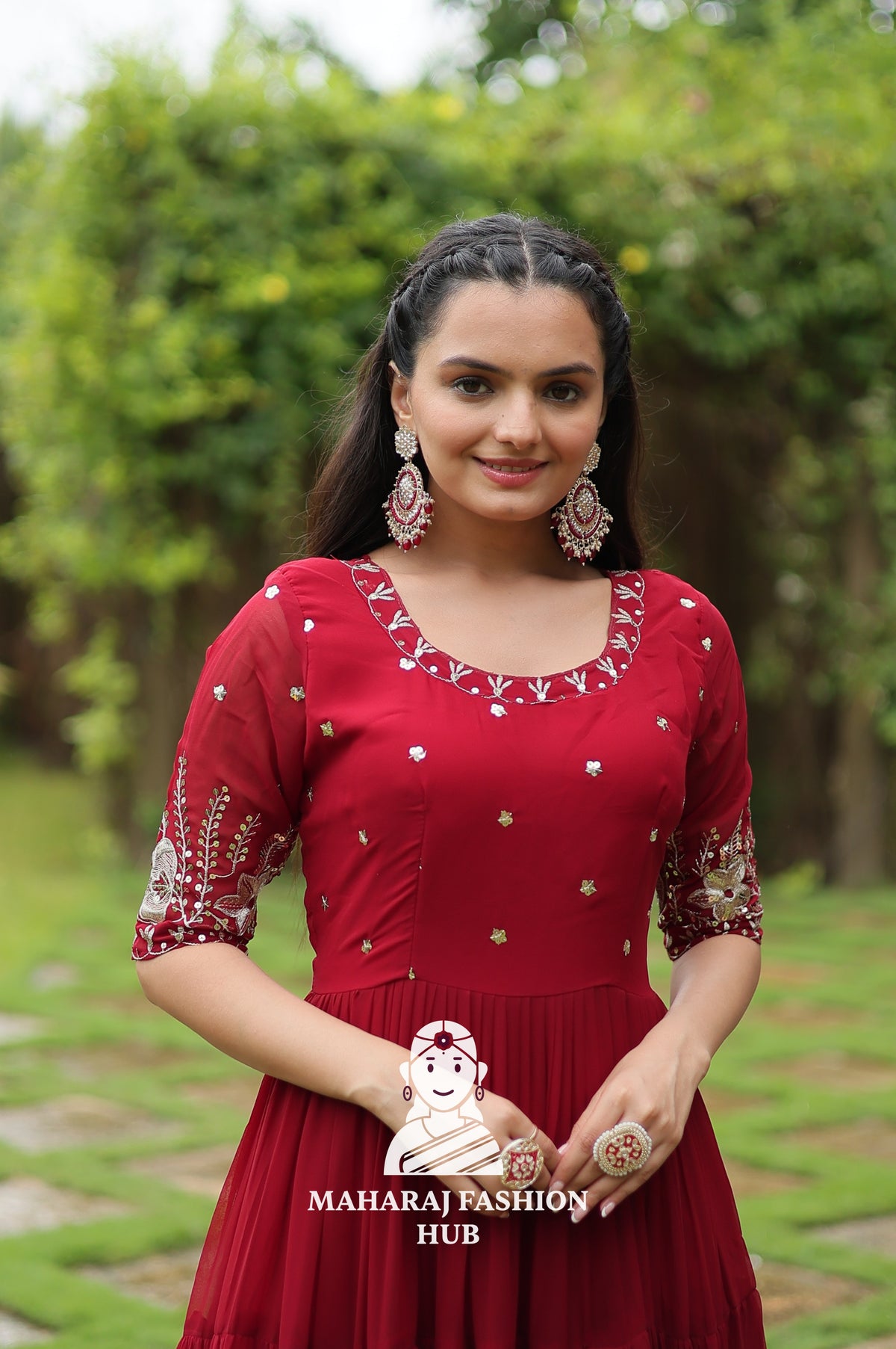 Embroidered Fabric Chic Statement Piece