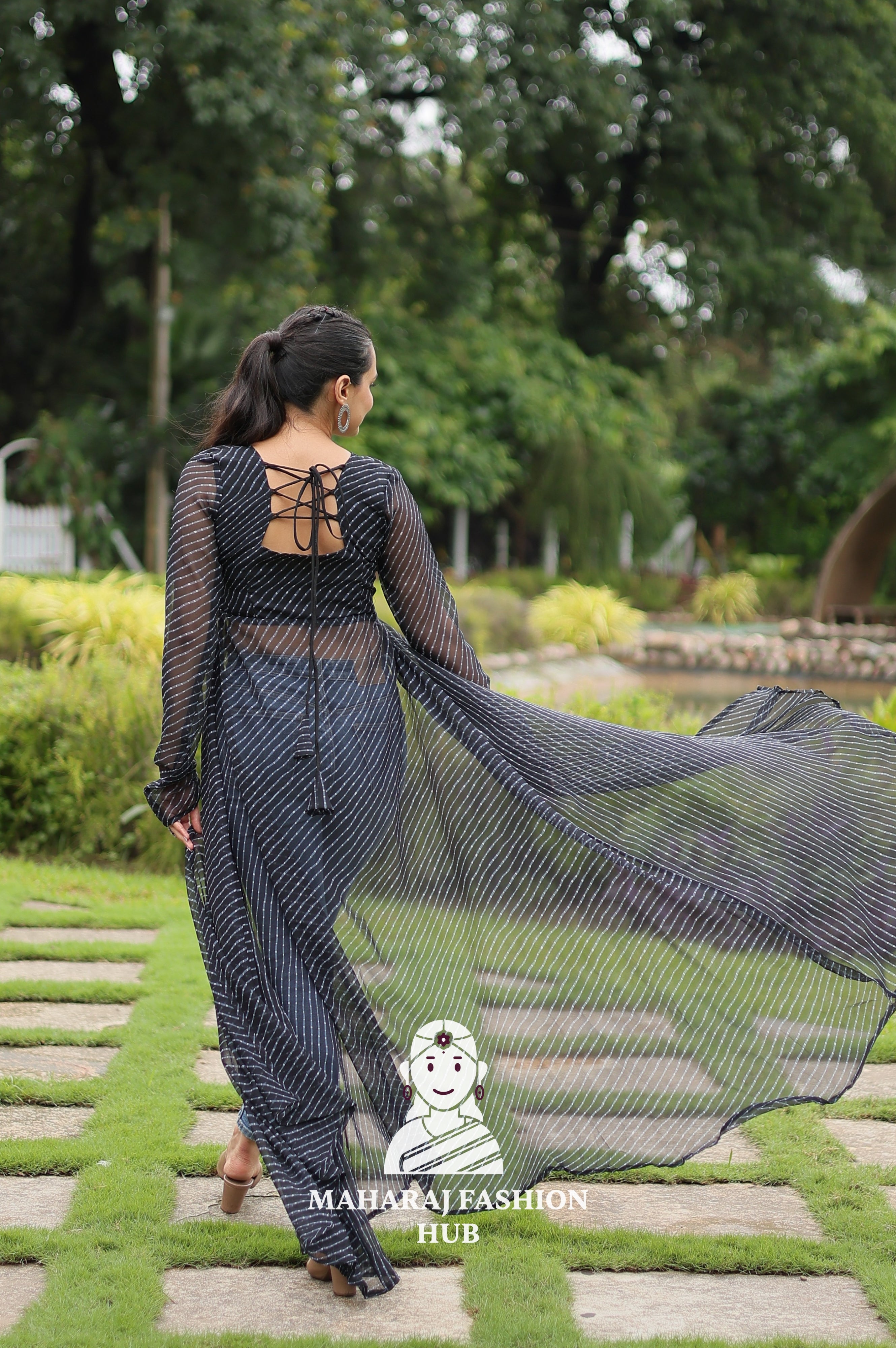 💃 Vibrance Draped in Tradition - Special Designer Gown
