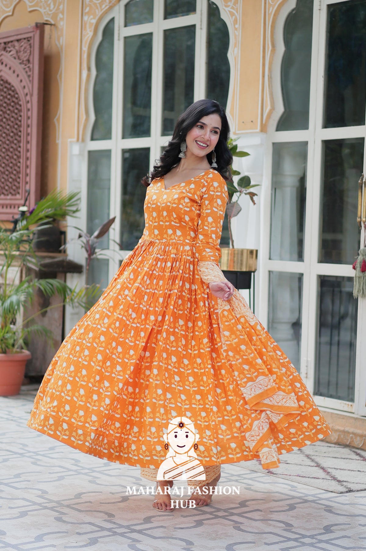Made from premium pure cotton - Special Designer Gown