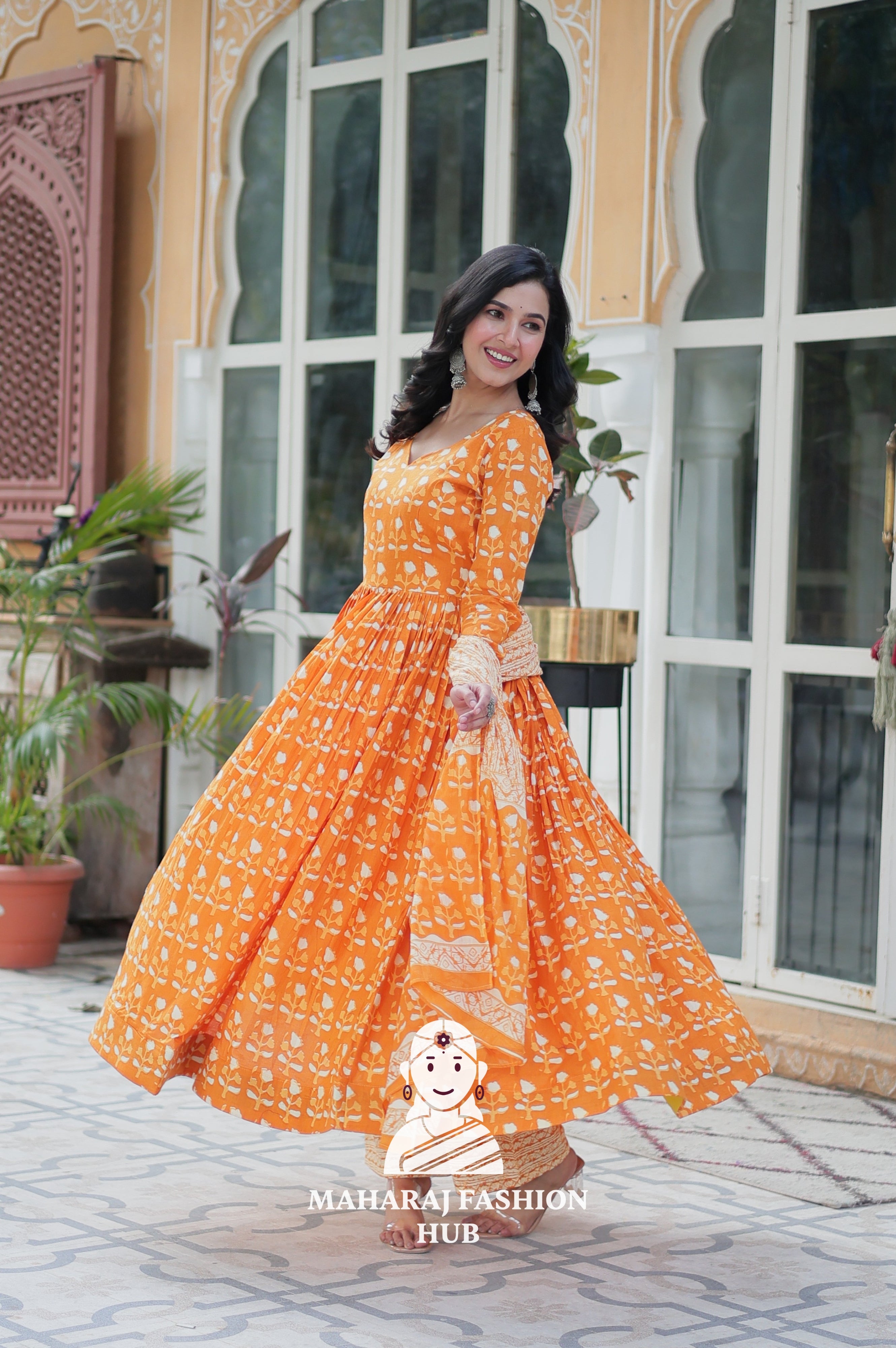 Made from premium pure cotton - Special Designer Gown