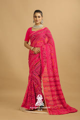 Maharaj Fashion Hub Traditional Georgette Printed Saree – Festive Elegance for Women