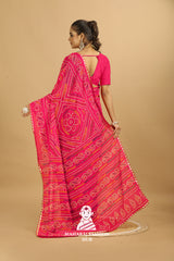 Maharaj Fashion Hub Traditional Georgette Printed Saree – Festive Elegance for Women