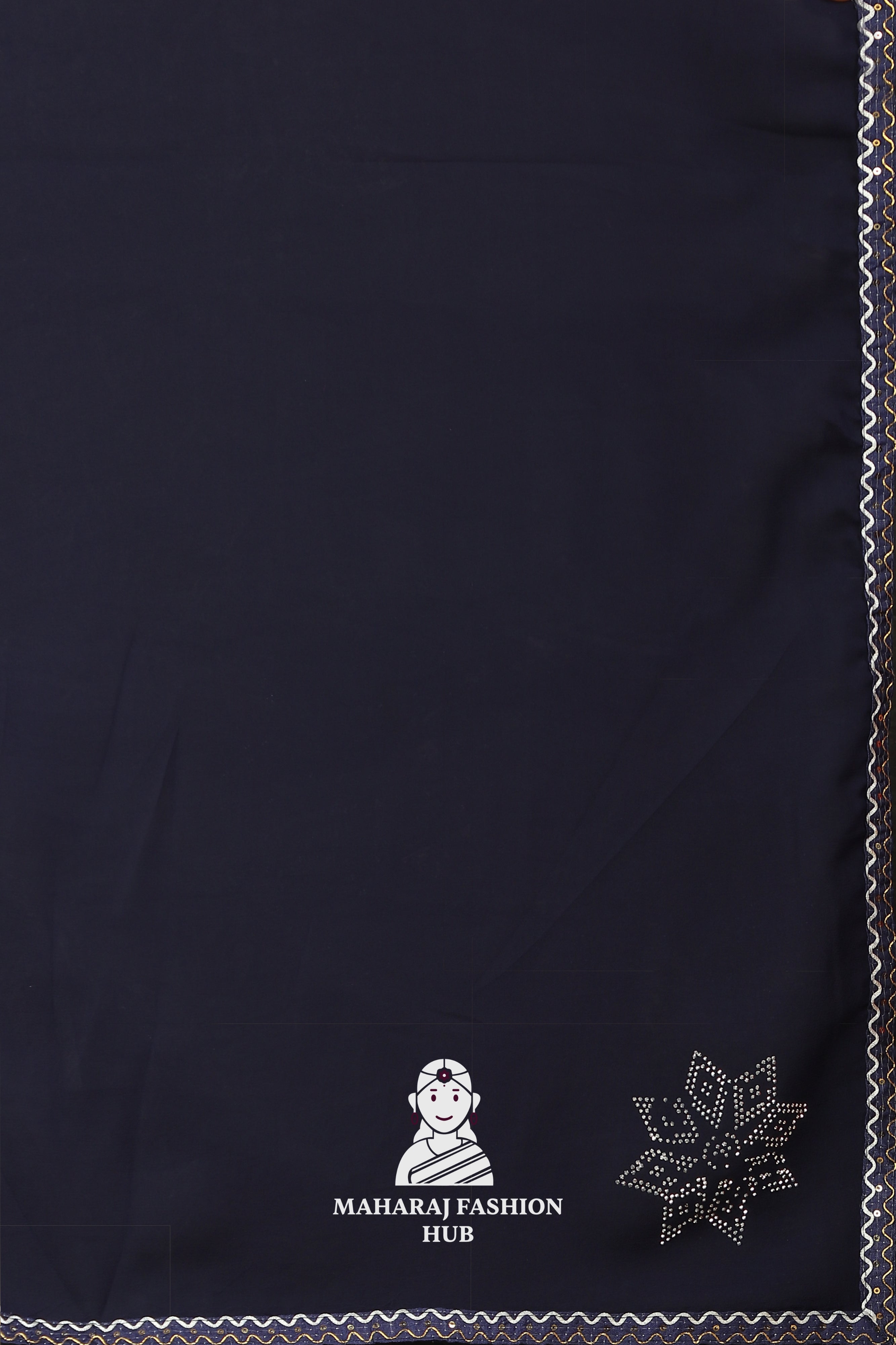 Maharaj Fashion Hub Printed Georgette Saree for Women – Daily Wear with Designer Touch