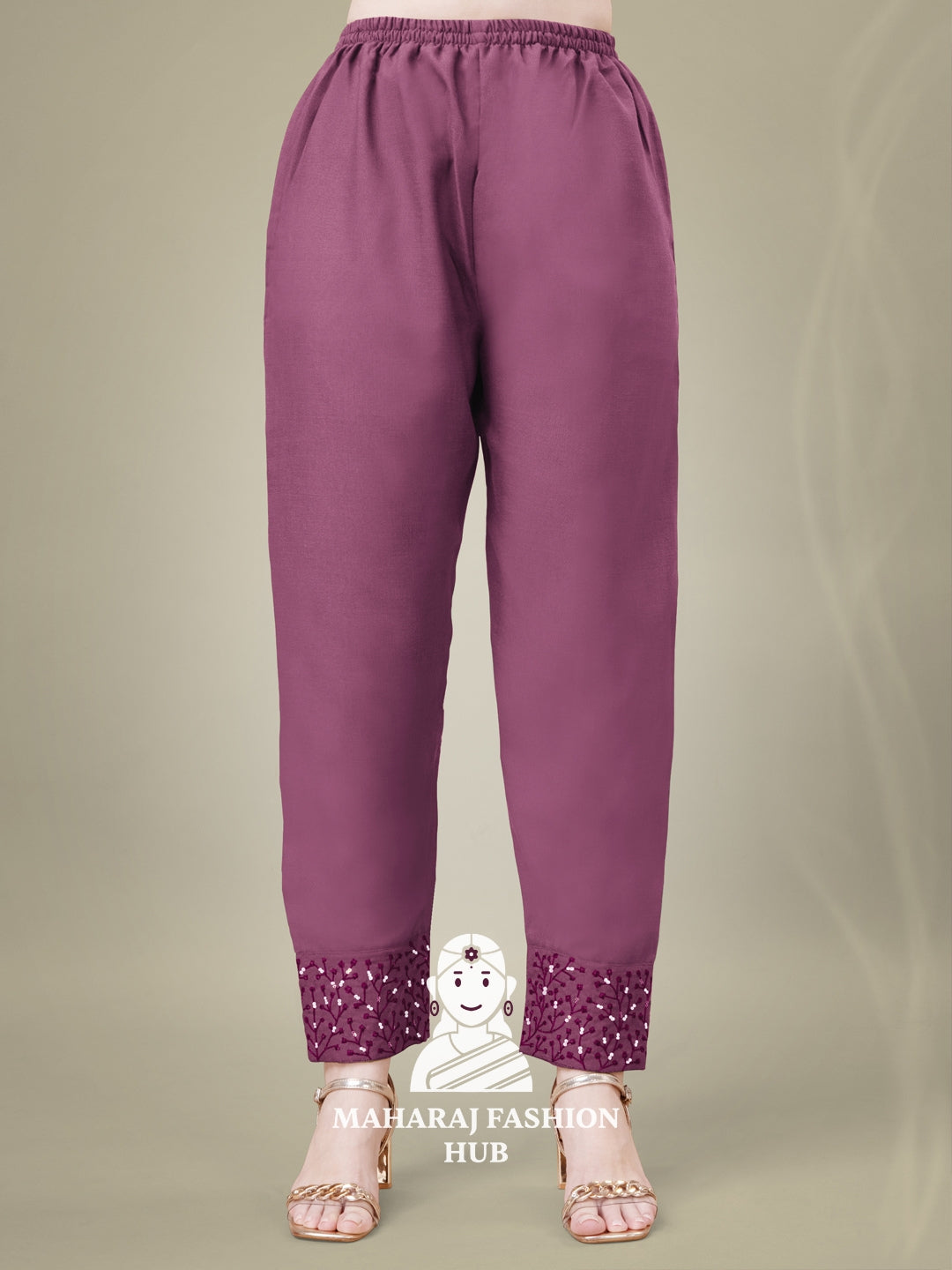 Maharaj Fashion Hub Women's Elegant Kurti Pant Dupatta Set