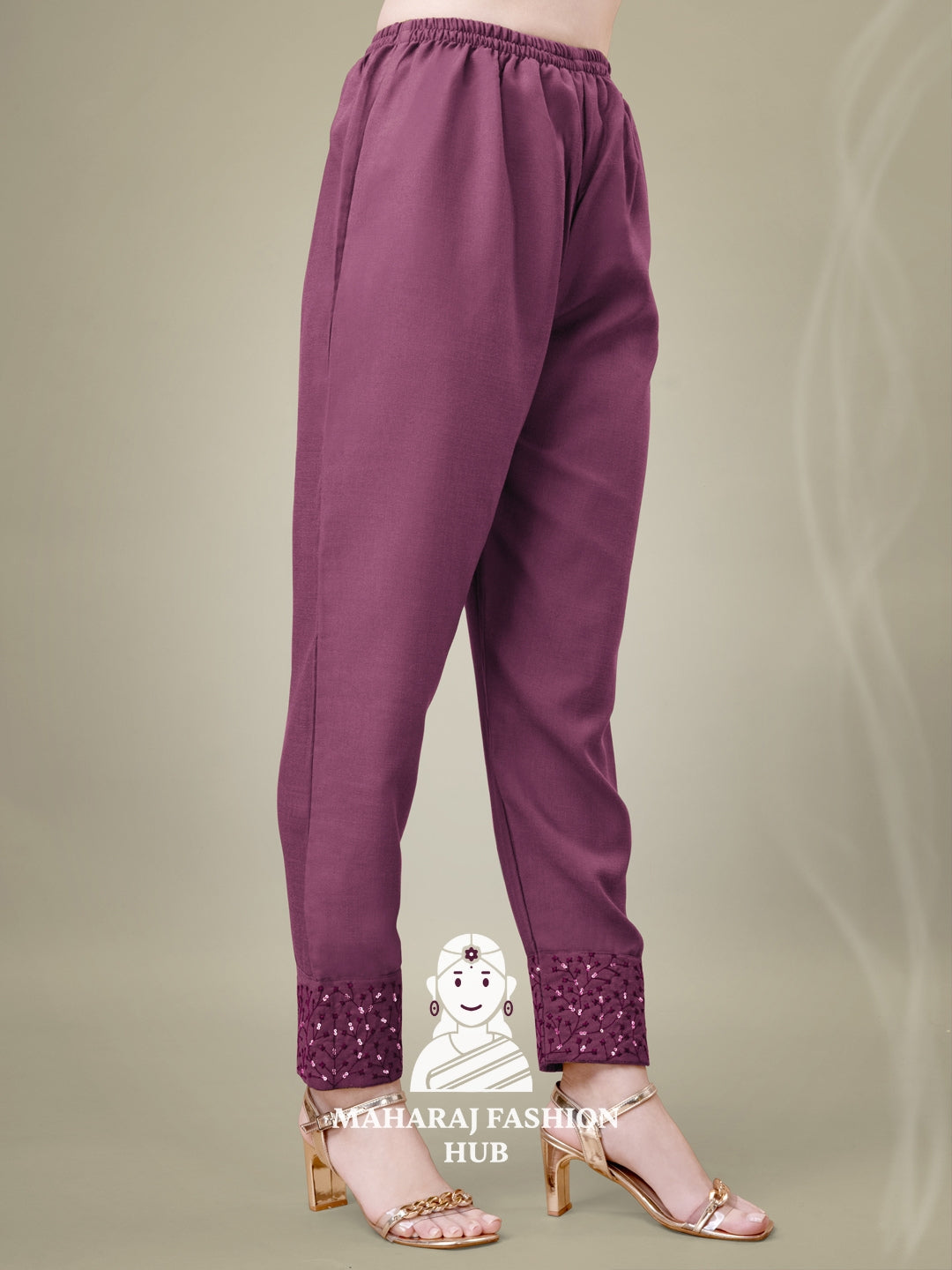 Maharaj Fashion Hub Women's Elegant Kurti Pant Dupatta Set