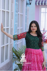 Golden Foil Dreams – Traditional Touch Gown