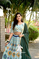 Twilight Charm – Sequin Printed Lehenga Choli