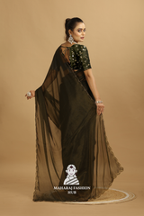New Premium Chiffon  Silk Saree in Traditional Style Perfect for Party Wear