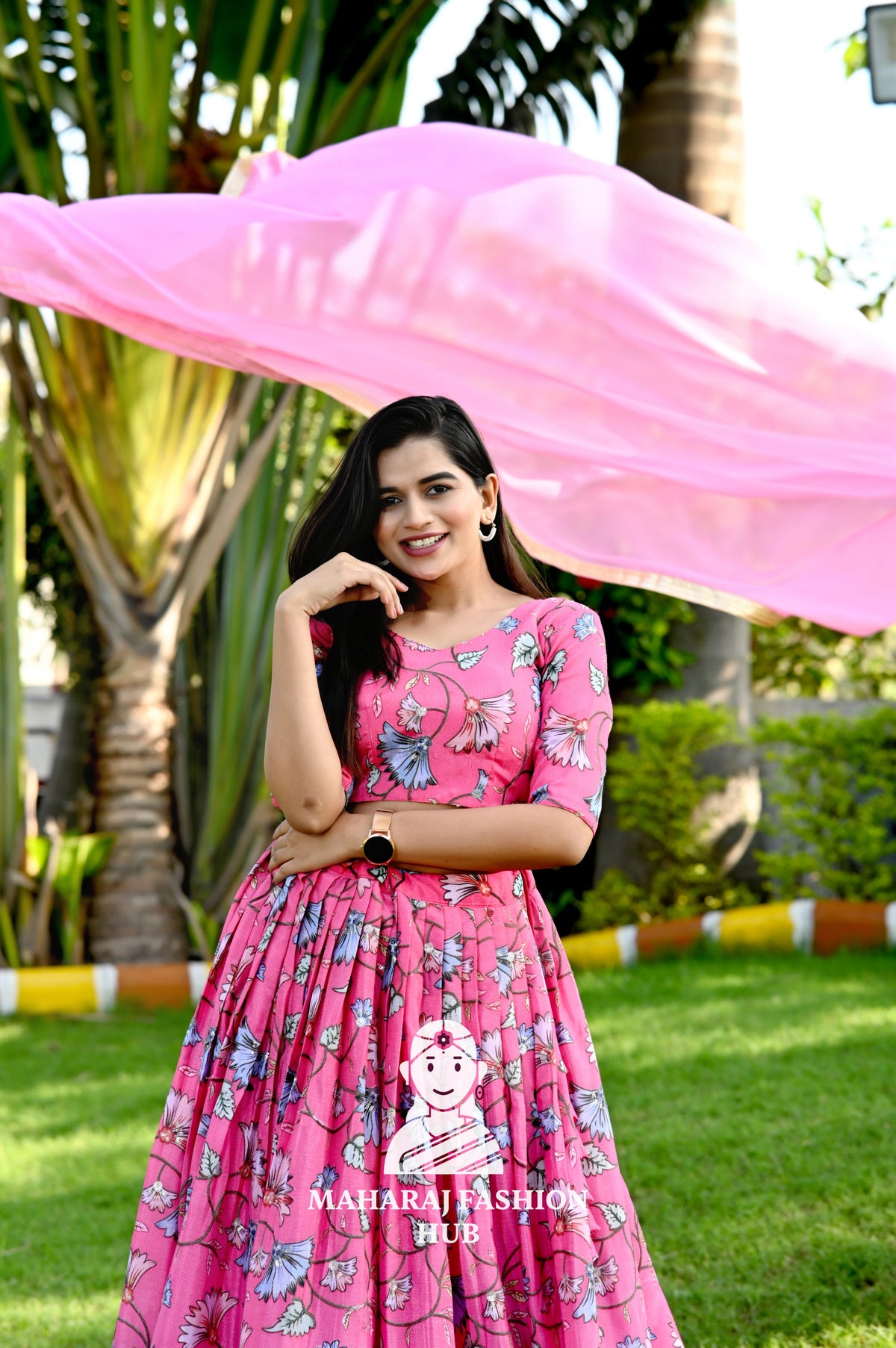 Exclusive Chinnon Print Collection with Sequins Accents