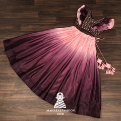 Colourful Chinnon Flared Lehenga with Sequins & Chikankari Frill Blouse – Trendsetting Lehenga-Choli for Stylish Women 💕