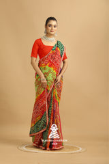 Maharaj Fashion Hub Georgette Saree for Women – Ethnic & Elegant Look