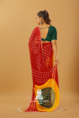 Maharaj Fashion Hub Soft Georgette Saree with Digital Print – Modern Ethnic Vibe