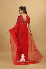 New Premium Chiffon  Silk Saree in Traditional Style Perfect for Party Wear