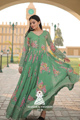 Elegant Essence – Embroidered Georgette Beauty